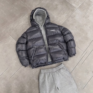 New Design Custom High Quality Winter Wear Bomber Puffer <b>Jackets</b> Oversized Warm Coat Lightweight Waterproof Puffer Down <b>Jackets</b> - Product Image 2
