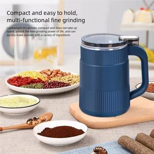 Molinillo Eléctrico de Acero Inoxidable con Enchufe Europeo, Molinillo de Alimentos de 500 ml de Capacidad, Ecológico, Mezclador Eléctrico Doméstico para Granos de Café - Product Image 3