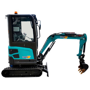 Excavatrice agricole Toho de 1,8 tonne, de haute qualité, avec bras pivotant latéral, sur chenilles, avec mini pelle, à vendre - Product Image 3