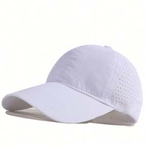 Gorra de Béisbol Impermeable de 6 Paneles Personalizada al por Mayor de Fábrica BSCI, con Orificios Láser Transpirables, 100% para Exteriores, Invierno, Casual, Playa - Product Image 4