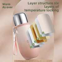 Portable Mini 316 En Acier Inoxydable Isolé Tasse Couvercle Handy Étudiants Séparateur De Thé Chaud Thermique Performance Boissons pour L'utilisation De L'eau