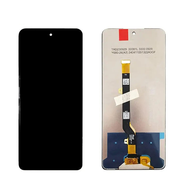 Original Quality Mobile Phone Digitizer Assembly Replacement Parts LCD Display Screen for Tecno Spark 20 Pro KJ6 Smartphone