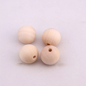 Perle di Legno Naturale Non Finite, Accessori Fai-da-Te, Legno di Loto 35/40/50mm, Perle in Legno per Creazioni Lucidate - Product Image 4