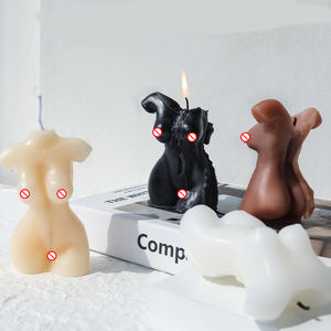 El yapımı yeni tasarım şekil çalışır insan çıplak kadın vücut şekilli lüks kokulu soya balmumu mumlar etiket vücut mum - Product Image 3