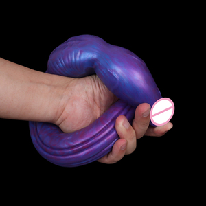 Bán Buôn Đôi Kích Thước Lớn LUUK-7034 Double-Head Phần Trên Ngựa Phallus Dưới Nửa Con Chó Phallus Dildo Panis Cho Lesbian - Product Image 2