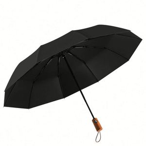 Paraguas Plegable de Tres Secciones Personalizado con Logotipo para Regalos Promocionales y Ferias Comerciales - Product Image 1