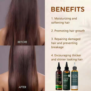 Olio per la Crescita dei <span class=keywords><strong>Capelli</strong></span> Rosemary Batana Biotin Caffeine, Personalizza il Tuo Siero Esclusivo con Ingredienti Naturali e Biologici - Product Image 4