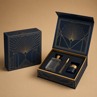 Boîte magnétique personnalisée en carton recyclé pour emballage de sérum de soin, idéale pour les produits de santé et les instruments de beauté