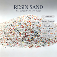 Sable de sablage en résine 12-120 Mesh, abrasif doux recyclable pour le débavurage, le décapage de peinture et la préparation des surfaces