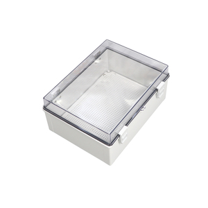 Caja de Conexiones de Plástico ABS de 400x300x180mm con Hebilla Transparente, Impermeable IP67, a Prueba de Polvo, para Fuente de Alimentación y Disyuntor - Product Image 1