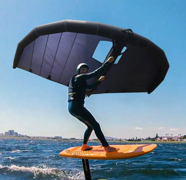 Kitesurf inflable de mano para exteriores, esquí, surf, vela profesional, ala de viento