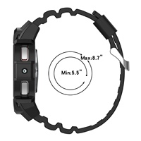 Set Tali Pelindung Silikon Model Terbaru Pengganti untuk Jam Tangan 40mm 44mm Desain Sport Loop Lepas Cepat