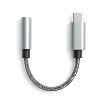OEM Benutzerdefinierter USB Typ-C zu 3,5mm Audio-Adapter mit Integriertem DAC-Chip, Hi-Res Audio-Kopfhörer-Konverter, Neutrale Verpackung, Fabrik ODM