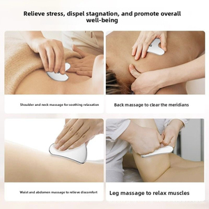 Tabla de Gua Sha en Forma de Corazón de Acero Inoxidable DF22 de 3.5 mm de Grosor, Modelo GL01, Herramienta de Masaje Facial y Corporal - Venta al por Mayor - Product Image 6