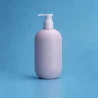 Nouvelle bouteille de shampoing en plastique unique à presser de 500 ml, emballage de gel douche à marque privée, emballage de soins de la peau avec impression sérigraphique