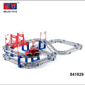 Commercio all'ingrosso assemblare elettrico ferroviario <span class=keywords><strong>auto</strong></span> giocattolo tracce per i bambini giocano - Product Image 3