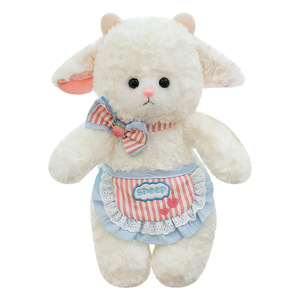 Super Mignon Mouton <span class=keywords><strong>Marin</strong></span> En Peluche Jouet Griffe Grue Machine Poupée Bavoir <span class=keywords><strong>Petit</strong></span> Agneau Maison Oreiller Décoratif Anniversaire Animal En Peluche Jouets - Product Image 1