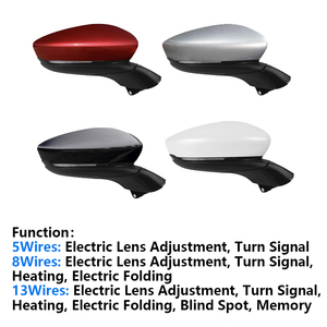 Espejo Retrovisor Lateral de Repuesto Compatible con <span class=keywords><strong>Mazda</strong></span> 3 Axela 2020 2021, Accesorios para Espejos Retrovisores, 5/8/13 Cables, Punto Ciego, Memoria - Product Image 2