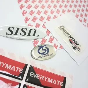 Logo Self-adhesive 3D Gel Label Printing Transparent Soft Crystal Resin 3D Paper Customized Epoxy Dome Sticker