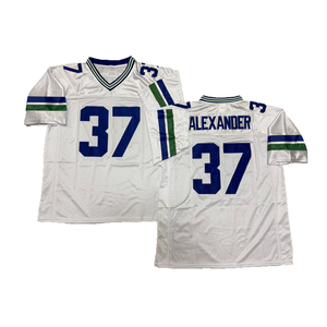 Camiseta de Rugby Estilo Vintage para Hombre, con Bordados de los Jugadores Jim <span class=keywords><strong>Zorn</strong></span>, Marshawn Lynch, Richard Sherman, Kam Chancellor y Shaun Alexander, Tallas S - 3XL - Product Image 6