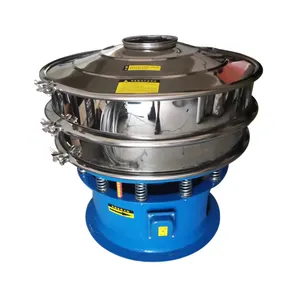 Rotary Vibration Filter Sieve Machine Cooking Fish Egg Yolk Oil Ultrasonic Vibrating Screen