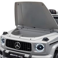 Voiture électrique pour enfants sous licence Mercedes G63 12V, SUV de luxe en plastique à 4 roues, avec télécommande 2.4G