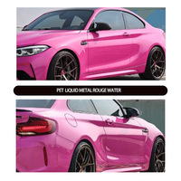 Película Protectora para Automóviles AXXPEL, Película de Cambio de Color PET para Todo el Automóvil, Extensión Especial para Protección de la Carrocería, Efecto Metal Líquido Rojo