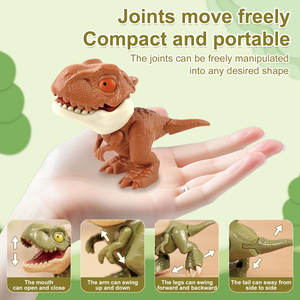 Nuevos Huevos Sorpresa <span class=keywords><strong>de</strong></span> Diseño con 3 Estilos, Rellenos para Canastas <span class=keywords><strong>de</strong></span> <span class=keywords><strong>Pascua</strong></span> con Dinosaurios que Muerden los Dedos, Juguete para Niños - Product Image 4