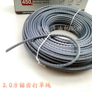 Accesorios para Cortacésped: Cuchilla de Alambre Cuadrado de Acero con Dientes de Sierra 04, Cortadora de Césped, Máquina de Cuerda Trenzada 2, Cuerda de Corte de Acero para Cortacésped 3 - Product Image 2