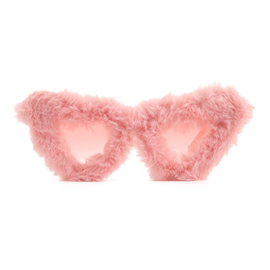 Glazzy Strange New Women Soft Fluffy Shades Sun <strong>Glasses</strong> Female Unique Plush <strong>Party</strong> Sunglasses - Product Image 4