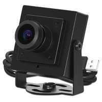 3200 1054 720P 1,44mm 180deg Fisheye USB Plug Play 1/4 \ "UVC HD Mini Cámara Industrial para videoconferencia Módulo de cámara de 1,44mm