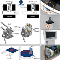 Acier inoxydable A2 A4 avec tête à bride fendue filetage extérieur piston à bille de presse à ressort à ressort intérieur