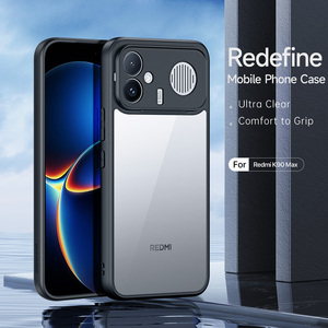 Coque de téléphone transparente antichoc en PU+TPU avec effet givré de style minimaliste pour Redmin K90 Max - Product Image 2