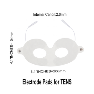 Elettrodi di Ricambio per Unità TENS, Cuscinetti Elettrodi per Occhi, Patch per Terapia Fisica, Gel Stimolante Adesivo per Unità TENS - Product Image 2