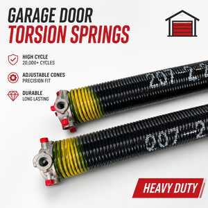 Garage <b>Door</b> Torsion <b>Springs</b> Cones Residential Garage <b>Door</b> <b>Springs</b> Adjustable Durable Hardware Kit - Product Image 1