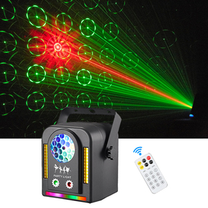<span class=keywords><strong>ELF</strong></span> Mini 4-in-1 RGBW LED 30W Laser-Lampen Disco-Projektor Beleuchtungsausrüstung Kompakter Körper DJ LED-Licht für Familienfeiern KTV <span class=keywords><strong>Bar</strong></span> - Product Image 2