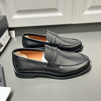 Mocassins classiques pour hommes de style designer de haute qualité, en cuir de vache véritable et daim, à enfiler, pour affaires, habillés ou décontractés, chaussures plates pour hommes