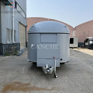 Carrito de Helados y Pizza Móvil, Camión de Comida, Cafetería al Aire Libre, Remolque de Comida con Cocina - Product Image 2