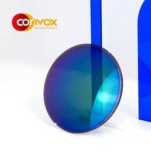 CONVOX Venta al por mayor CR39 Gafas de sol Lente UV400 Tintado/polarizado/Espejo Lentes ópticas Lente de espejo - Product Image 2