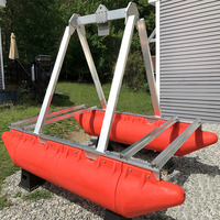 Flotteurs en plastique pour pontons avec ponton flottant en aluminium pour quai de marina et maison flottante