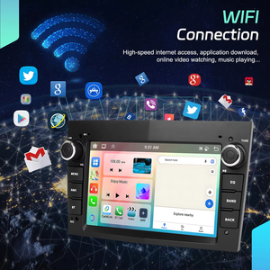 Podofo Android Car Radio 4+64G 7'' Wireless CarPlay/Android Auto BT/FM for Opel Astra/Antara/Vectra/Corsa/Zafira/Meriva/Vivaro - Product Image 3