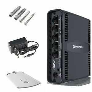 MikroTik HAP WiFi 6 <b>Wireless</b> Router <b>Access</b> <b>Point</b> with Firewall & QoS 1 Year Warranty Dual-Band C52iG-5HaxD2HaxD-TC - Product Image 1