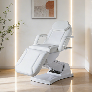 Portable Folding 3 Motors <b>Electric</b> Beauty Bed, Luxury White Massage Bed for Salon SPA Hotel Medical Clinic - Product Image 5