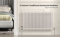 Radiateur de colonne en acier blanc de luxe 1010x600mm pour radiateur d'eau de chauffage central pour la maison