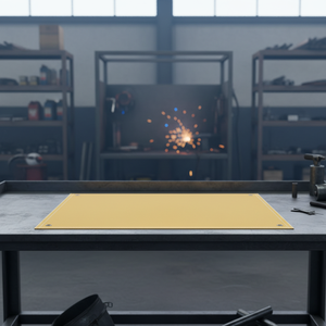 Огнеупорное сварочное полотно из <span class=keywords><strong>100%</strong></span> стекловолокна, 35 унций, с акриловым покрытием, на заказ, для защиты от сварочного шлака, сертифицировано CE EN1869 - Product Image 1