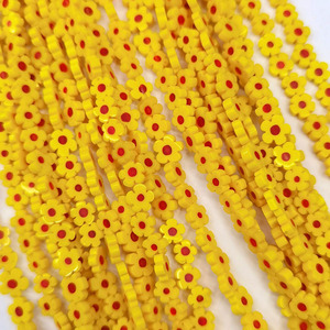 Bán buôn 8mm Hoa Millefiori lampwork hạt thủy tinh lỏng màu men hạt thủy tinh cho vòng đeo tay vòng cổ Keychain phát hiện - Product Image 4