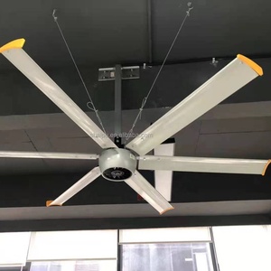 Ventilateur de plafond grand format silencieux avec pales en aluminium aérodynamiques de 8 pieds et moteur AC/DC - Product Image 2