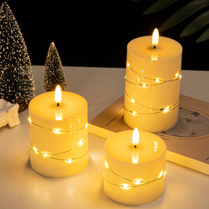 Vente chaude Veilleuse Simulation Led Sans Flamme Mobile Flamme Bougies Décoratives pour la Fête - Product Image 1