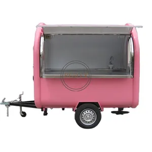 2024 Hot Sale Fast Food Truck com Toldos Mobile Food Truck Food Trailers totalmente equipado