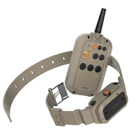 Für Hundetraining-Halsband 920 Wiederaufladbar für 2 Hunde - Neues Nylon Wasserdicht IPX7 Umweltfreundlich Warnton Vibration 74cm 12 Monate